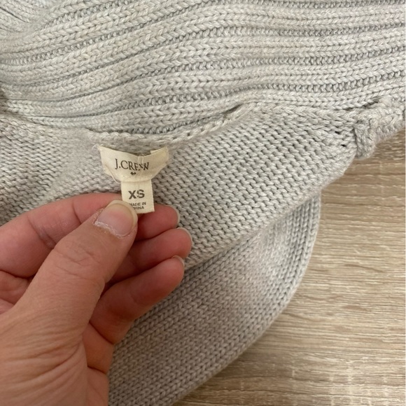 J Crew Factory chunky knit cardigan - Picture 3 of 6